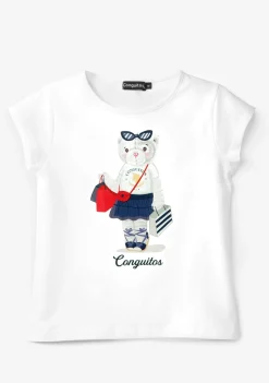 Conguitos Camiseta Oso Blanco^ Camisetas