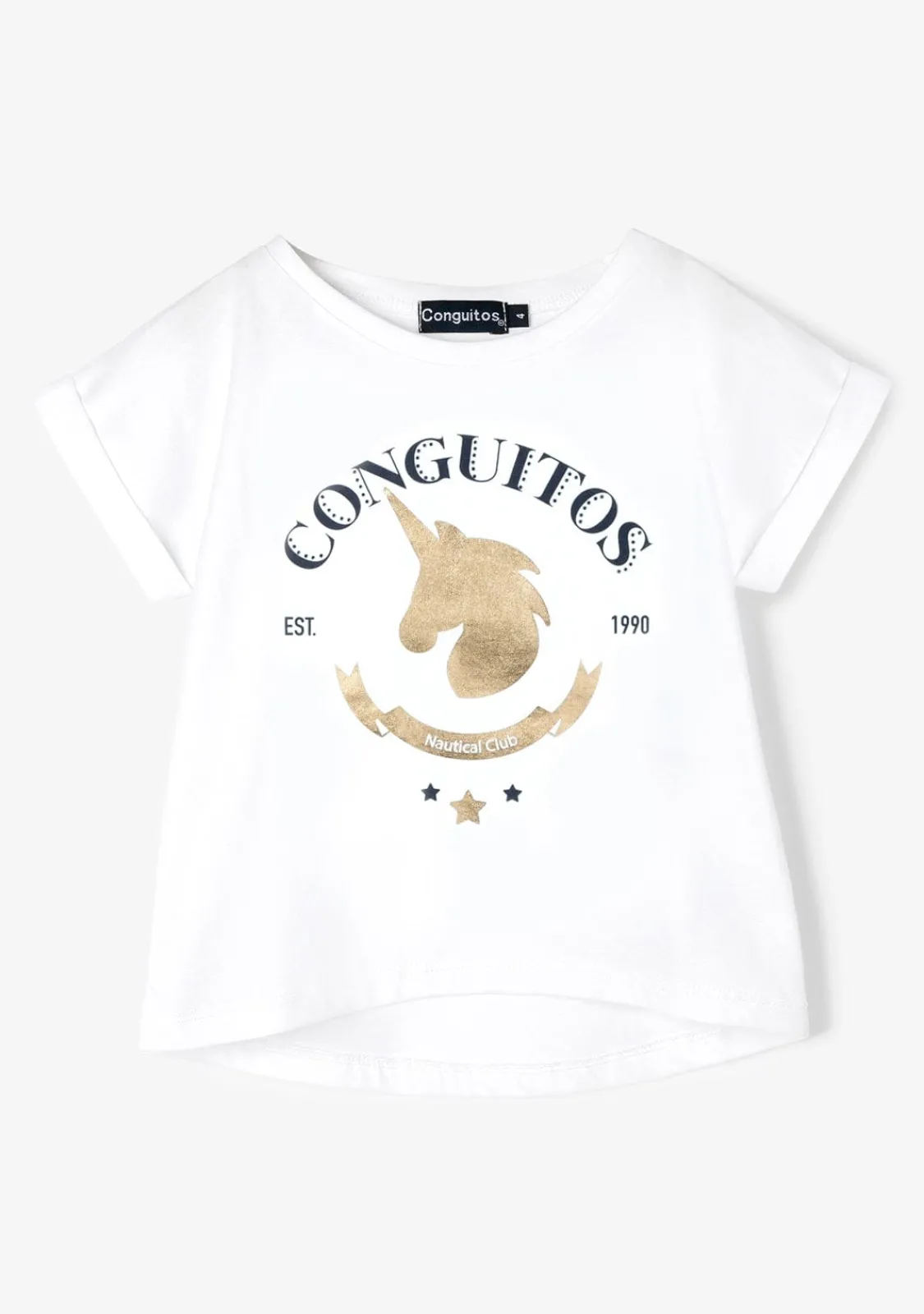 Conguitos Camiseta Unicornio Oro^ Camisetas