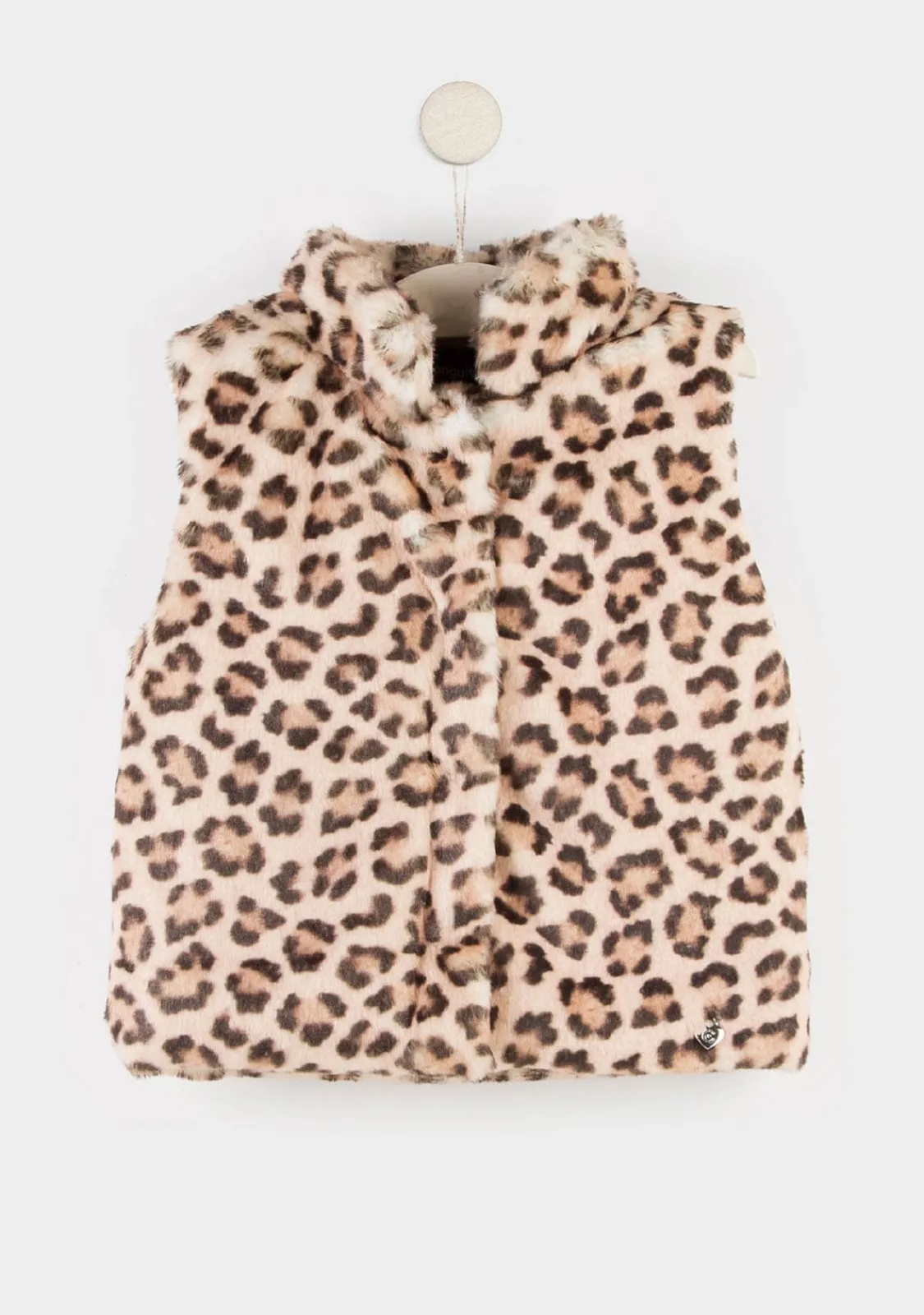 Conguitos Chaleco Pelo De Niña Leopardo^ Chaquetas