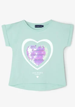 Conguitos Conjunto De Niña Corazón Menta^ Shorts|Camisetas