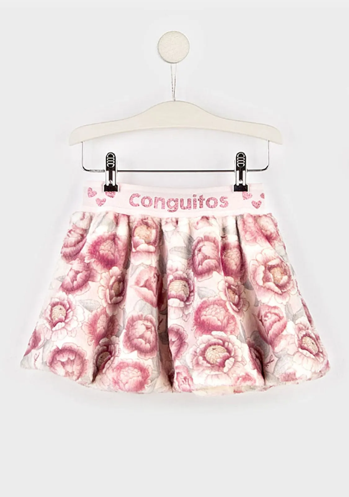 Conguitos Falda De Niña Pelo Rosas^ Faldas
