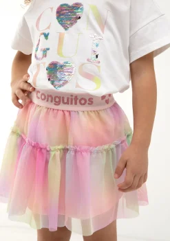 Conguitos Falda De Tul Multicolor^ Faldas