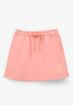 Conguitos Falda Deportiva Niña Felpa Lisa Naranja^ Faldas