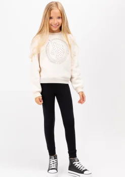 Conguitos Joggers De Niña Jersey Negro^ Pantalones Y Leggins