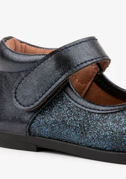 Conguitos Merceditas De Bebé Glitter Azul Marino^ Bailarinas|Bailarinas