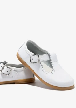 Conguitos Merceditas De Bebé Hebilla Blanco^ Bailarinas|Zapatos De Ceremonia