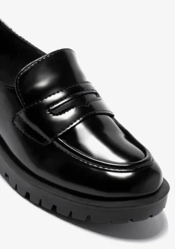 Conguitos Mocasines De Niña Negro B&W^ Zapatos|Colegiales