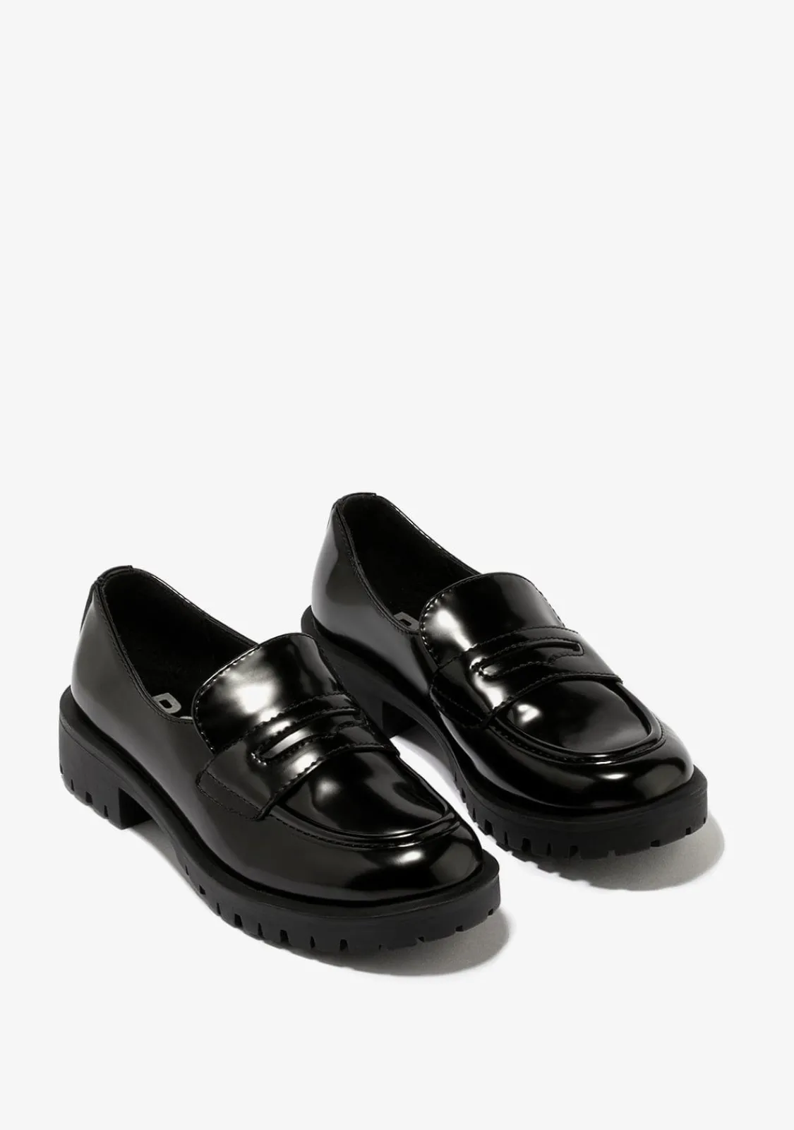 Conguitos Mocasines De Niña Negro B&W^ Zapatos|Colegiales
