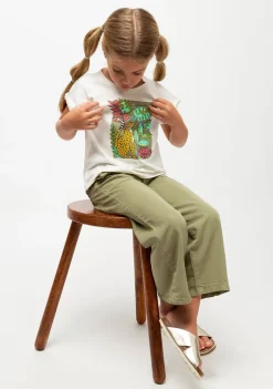 Conguitos Pantalones Culotte De Niña Kaki^ Pantalones Y Leggins