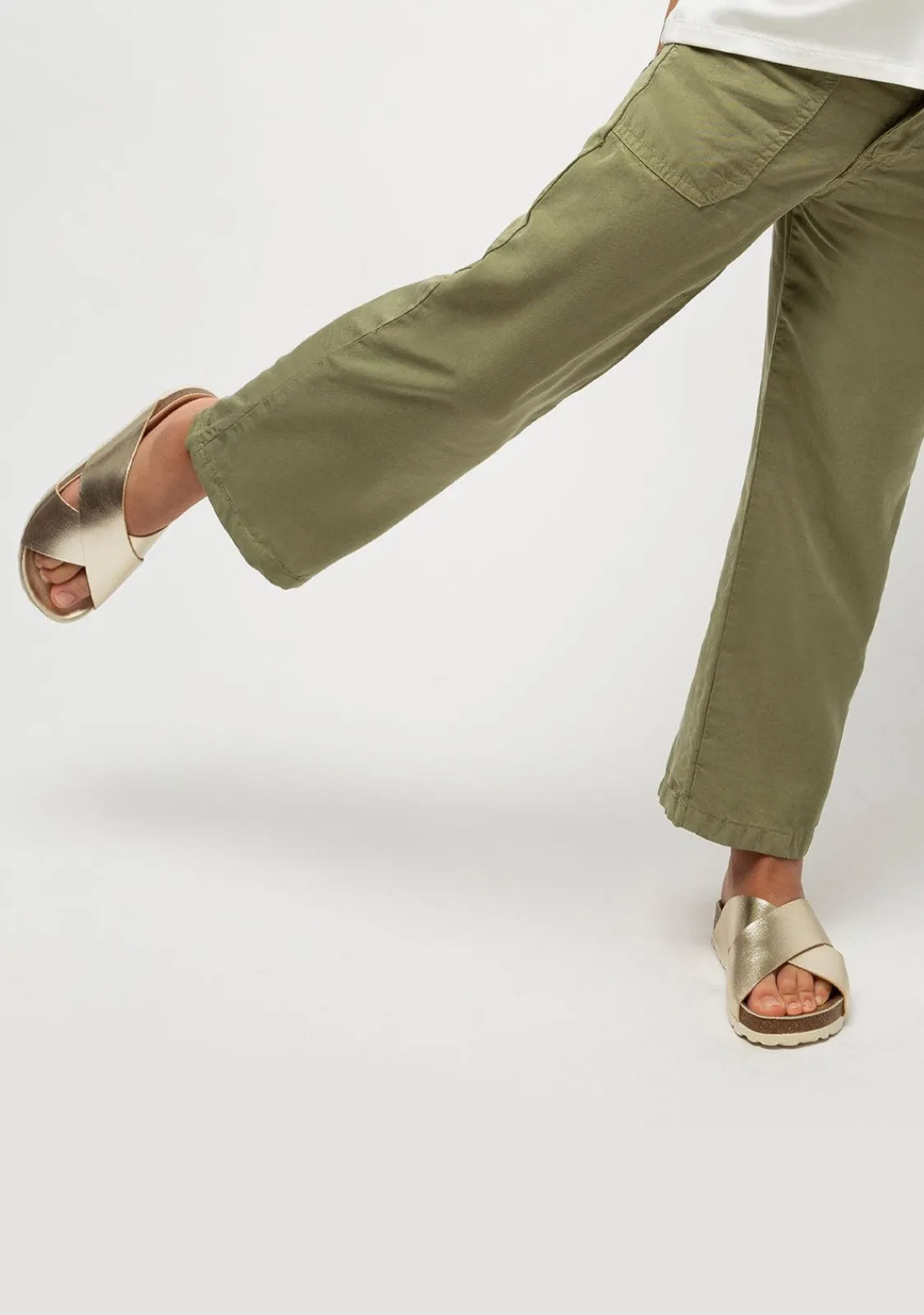 Conguitos Pantalones Culotte De Niña Kaki^ Pantalones Y Leggins