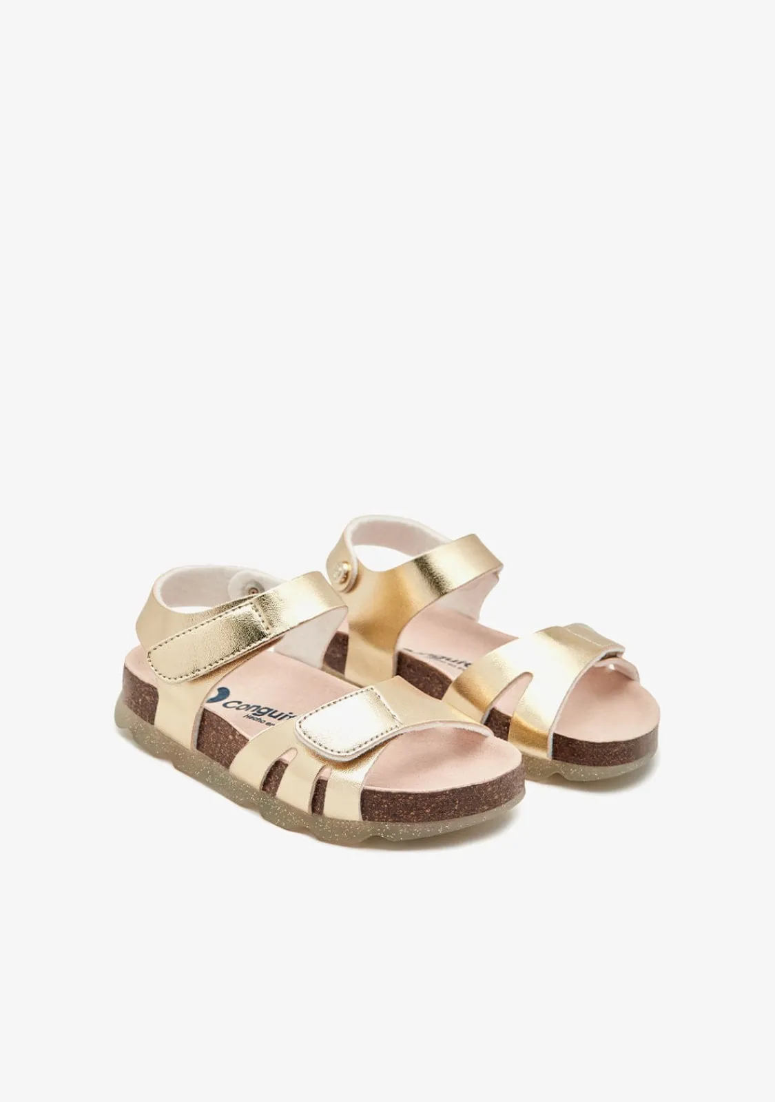 Conguitos Sandalias BIO Tiras Oro^ Sandalias|Sandalias Bio