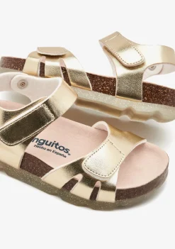 Conguitos Sandalias BIO Tiras Oro^ Sandalias|Sandalias Bio