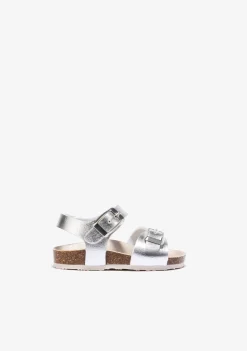 Conguitos Sandalias De Bebé Bio Metalizado Plata^ Sandalias|Sandalias Bio