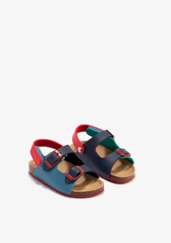 Conguitos Sandalias De Bebé Bio Multicolor Azul^ Sandalias|Sandalias Bio