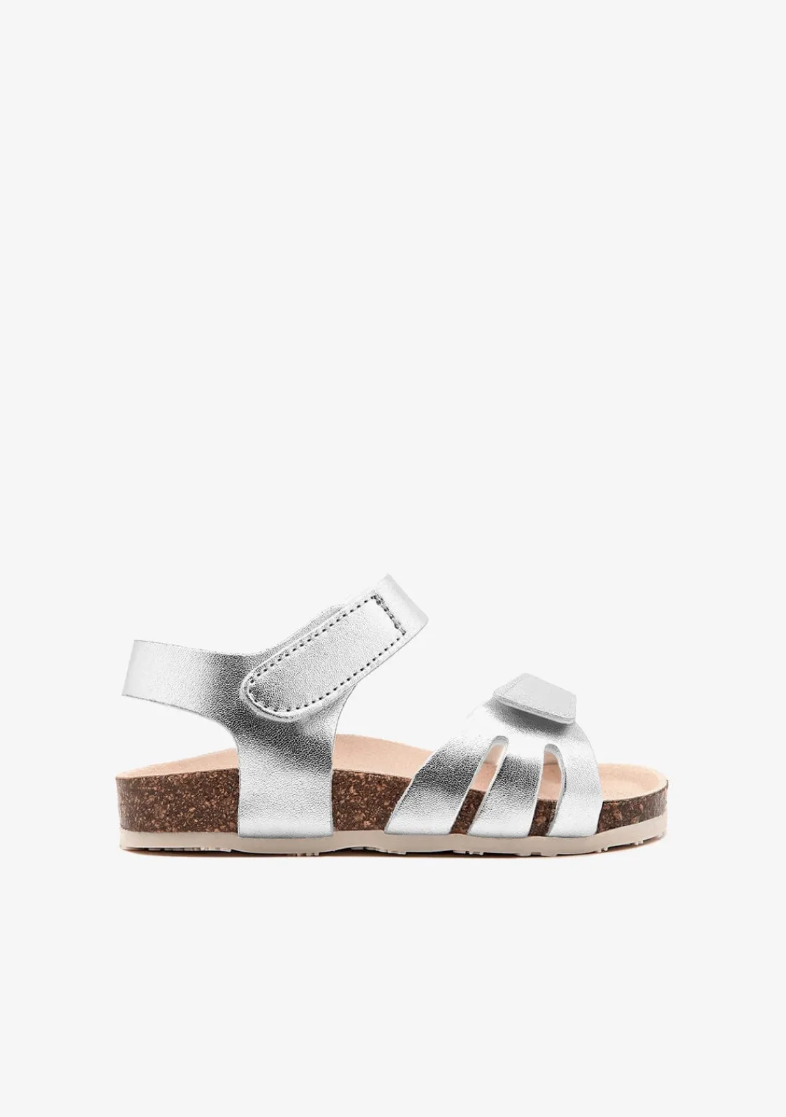 Conguitos Sandalias De Bebé Bio Tiras Plata^ Sandalias|Sandalias Bio