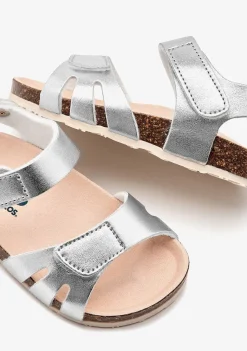 Conguitos Sandalias De Bebé Bio Tiras Plata^ Sandalias|Sandalias Bio