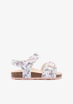 Conguitos Sandalias De Bebé Bio Unicornios Blanco^ Sandalias|Sandalias Bio