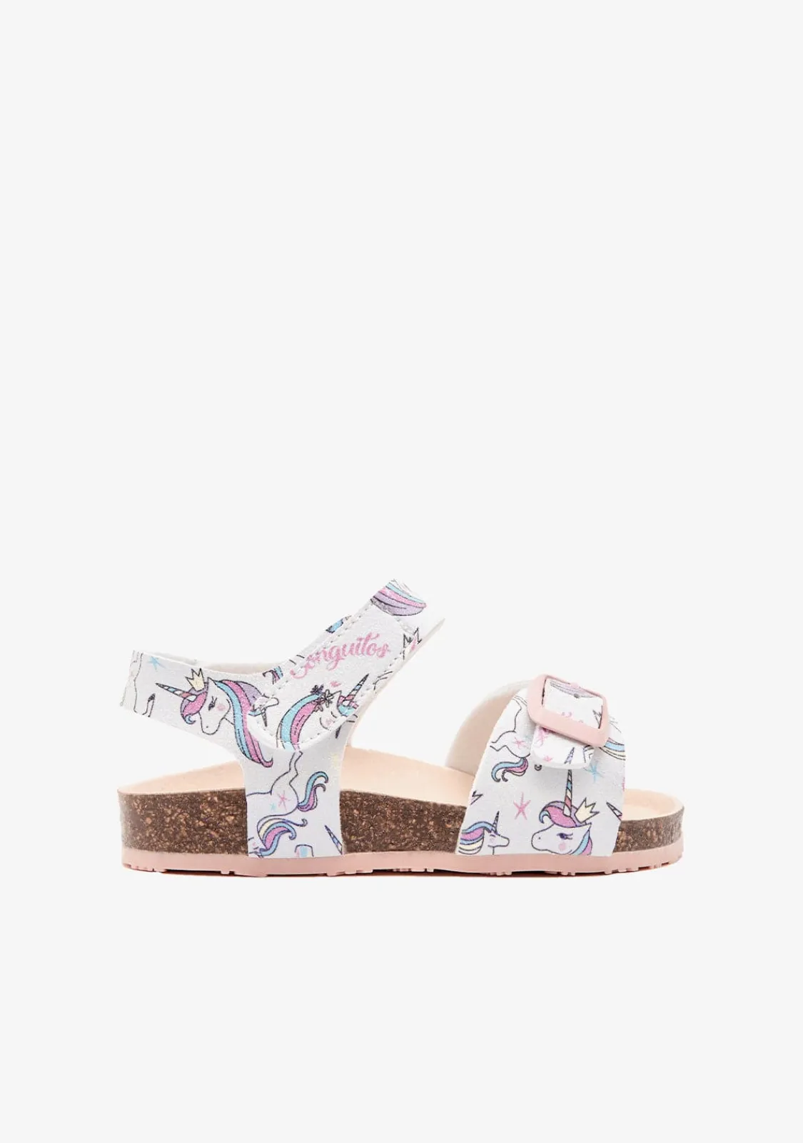 Conguitos Sandalias De Bebé Bio Unicornios Blanco^ Sandalias|Sandalias Bio
