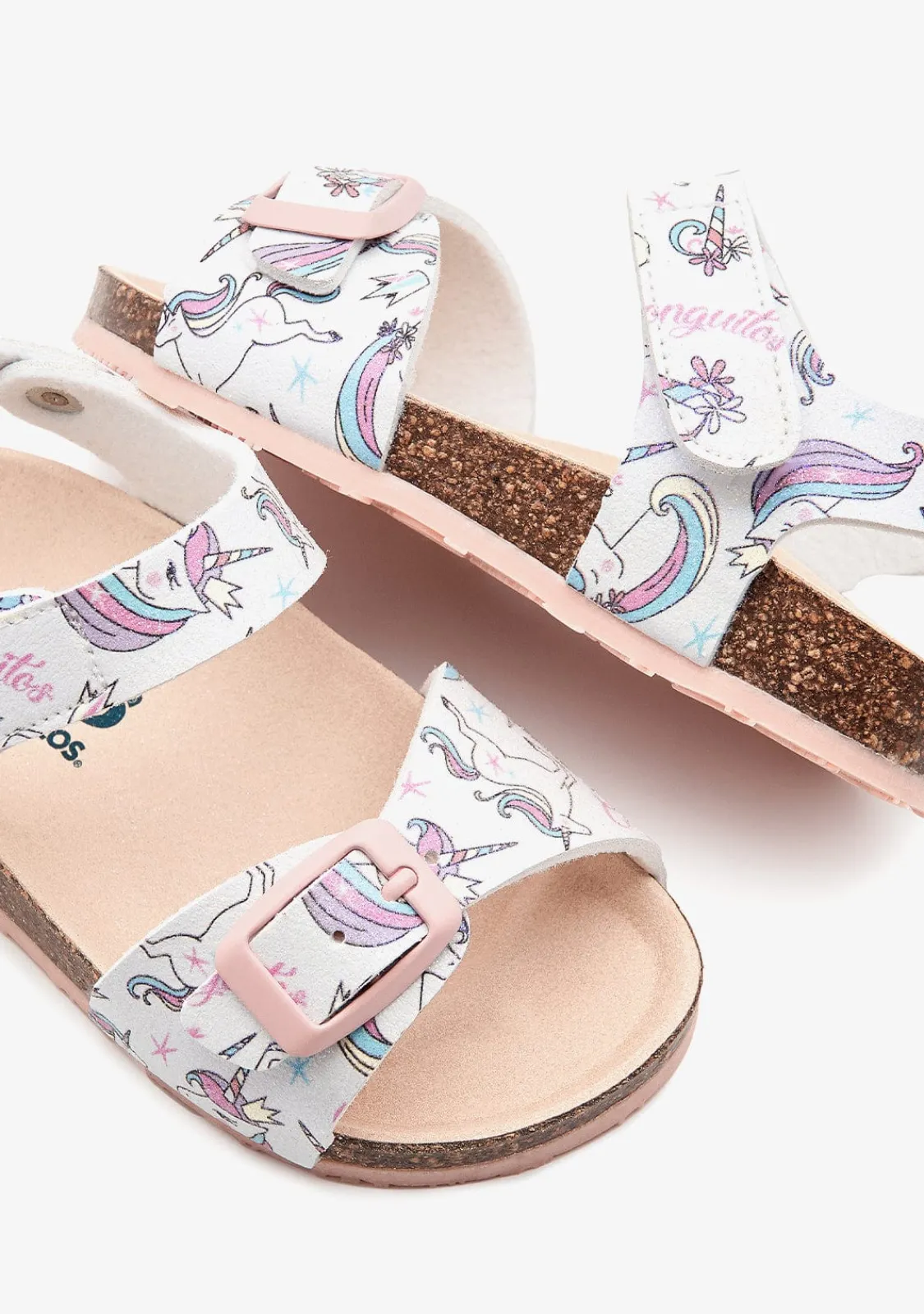 Conguitos Sandalias De Bebé Bio Unicornios Blanco^ Sandalias|Sandalias Bio