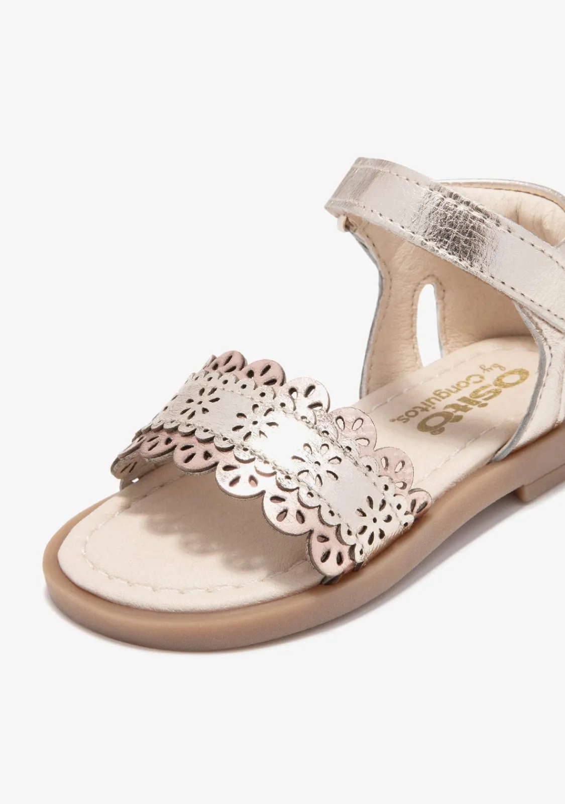 Conguitos Sandalias De Bebé Hebilla Oro^ Sandalias|Sandalias