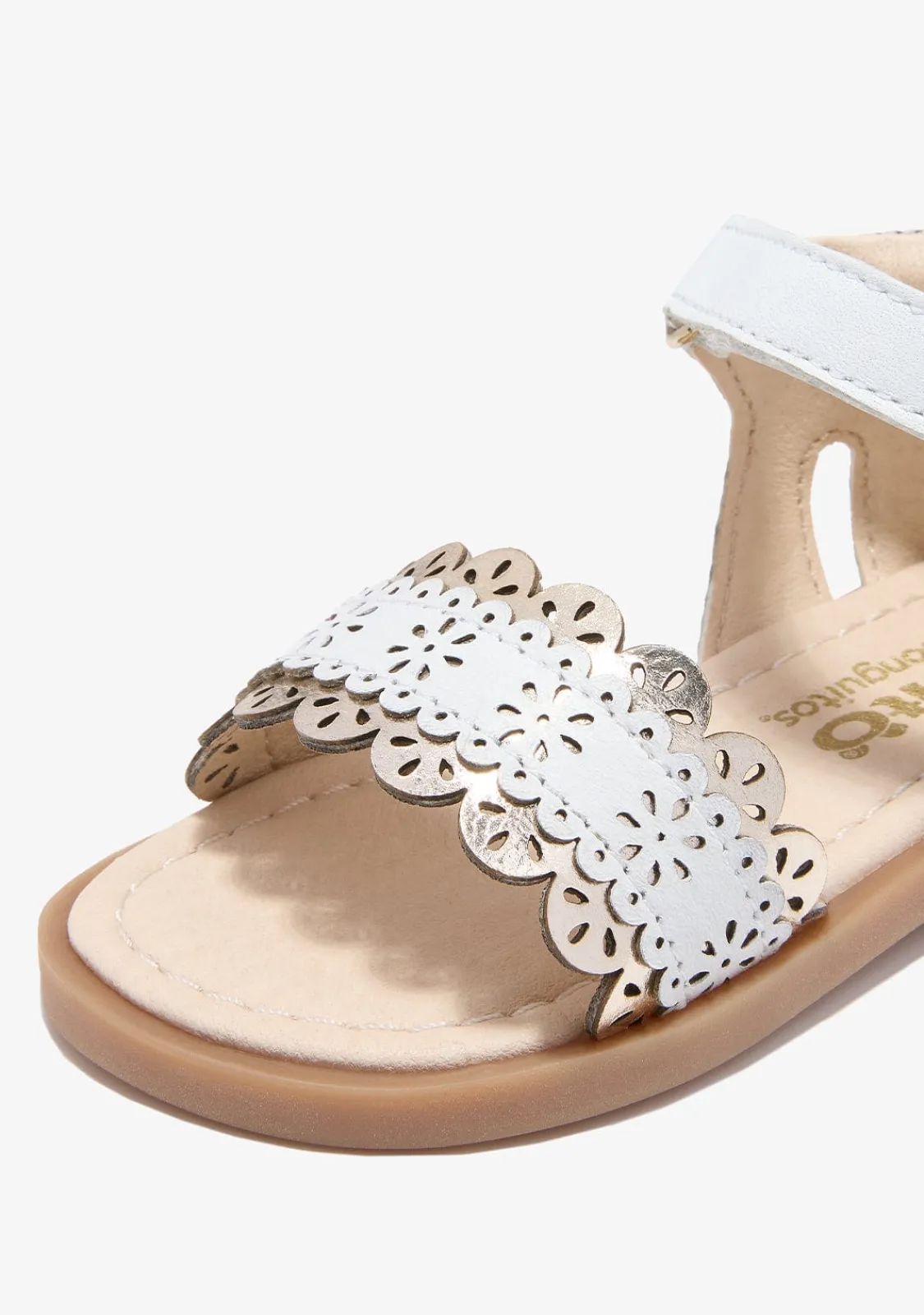Conguitos Sandalias De Bebé Hebilla Blanco^ Sandalias|Sandalias