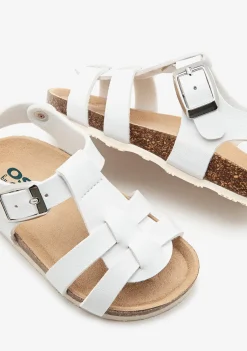 Conguitos Sandalias De Bebé Tiras Blanco^ Sandalias|Sandalias Bio