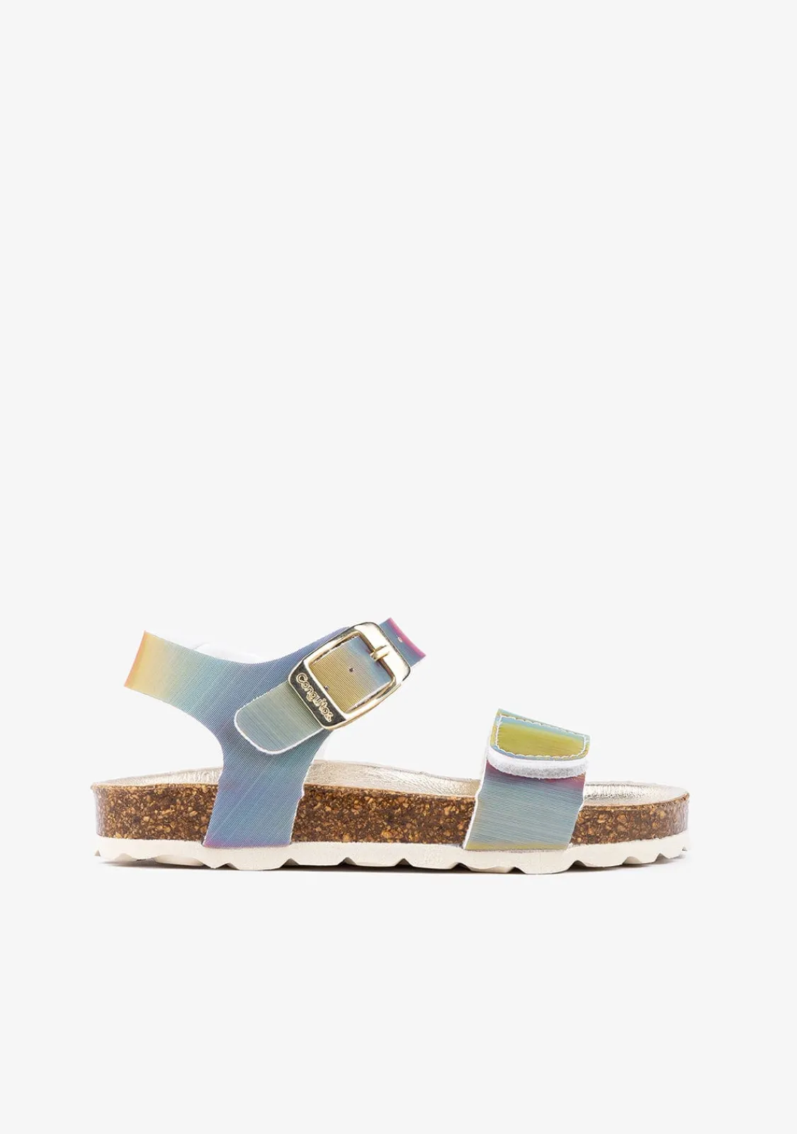 Conguitos Sandalias De Niña Bio Iridiscente Multicolor^ Sandalias Bio|Sandalias