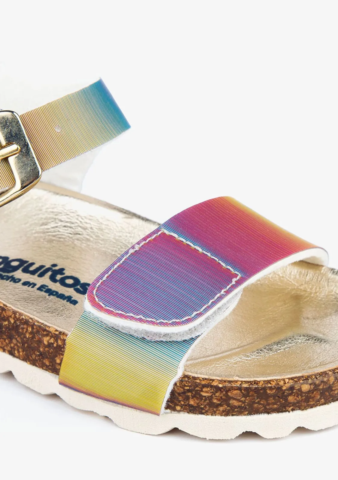 Conguitos Sandalias De Niña Bio Iridiscente Multicolor^ Sandalias Bio|Sandalias