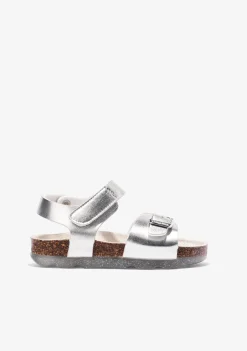 Conguitos Sandalias De Niña Bio Metalizado Plata^ Sandalias Bio|Sandalias