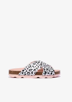Conguitos Sandalias De Niña Bio Multicolor Leopardo B&W^ Sandalias|Sandalias Bio