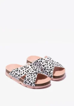 Conguitos Sandalias De Niña Bio Multicolor Leopardo B&W^ Sandalias|Sandalias Bio