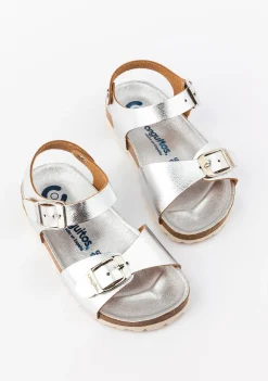 Conguitos Sandalias De Niña Bio Plata^ Sandalias Bio|Sandalias