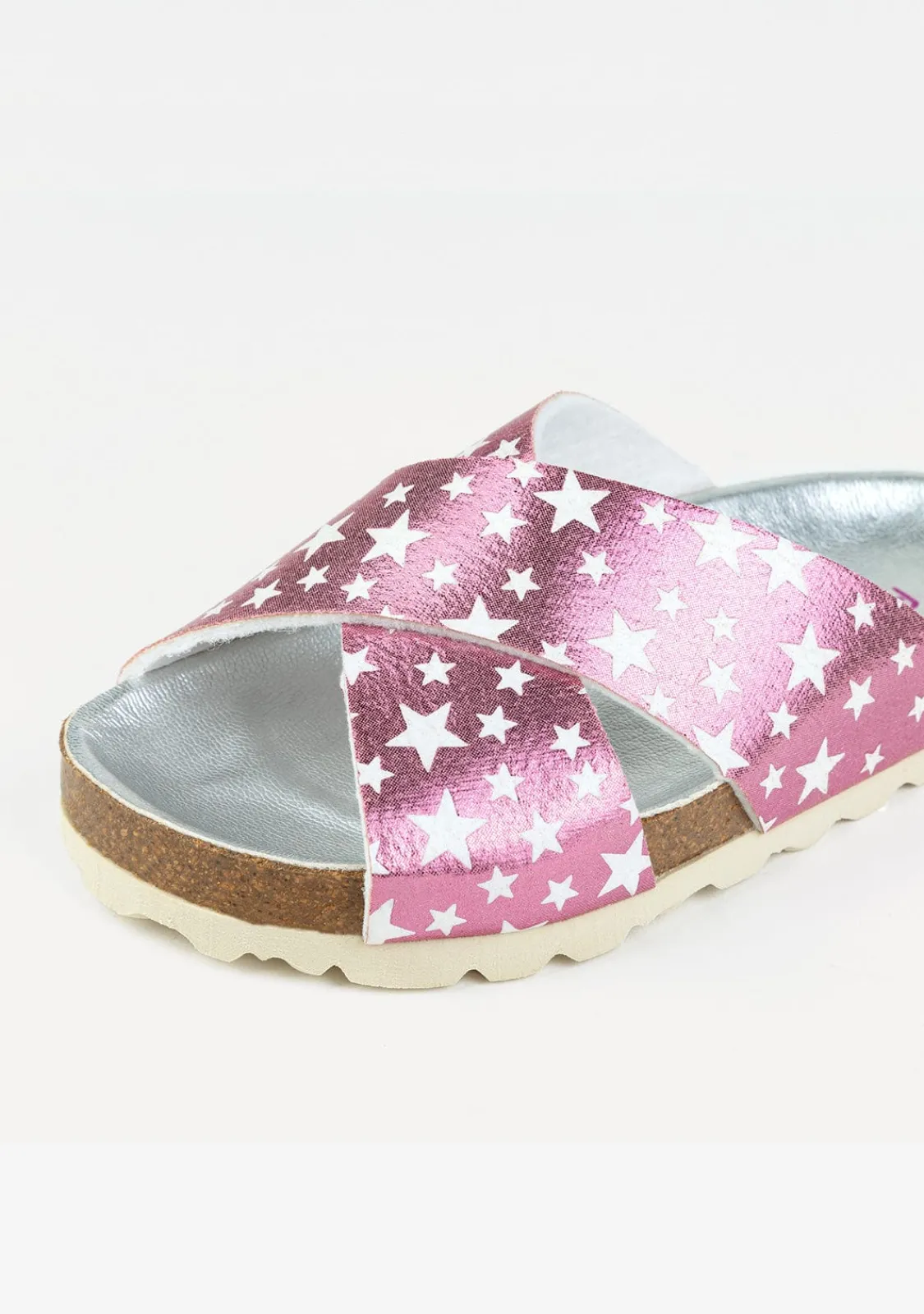 Conguitos Sandalias De Niña Bio Rosa Estrellas^ Sandalias Bio|Sandalias