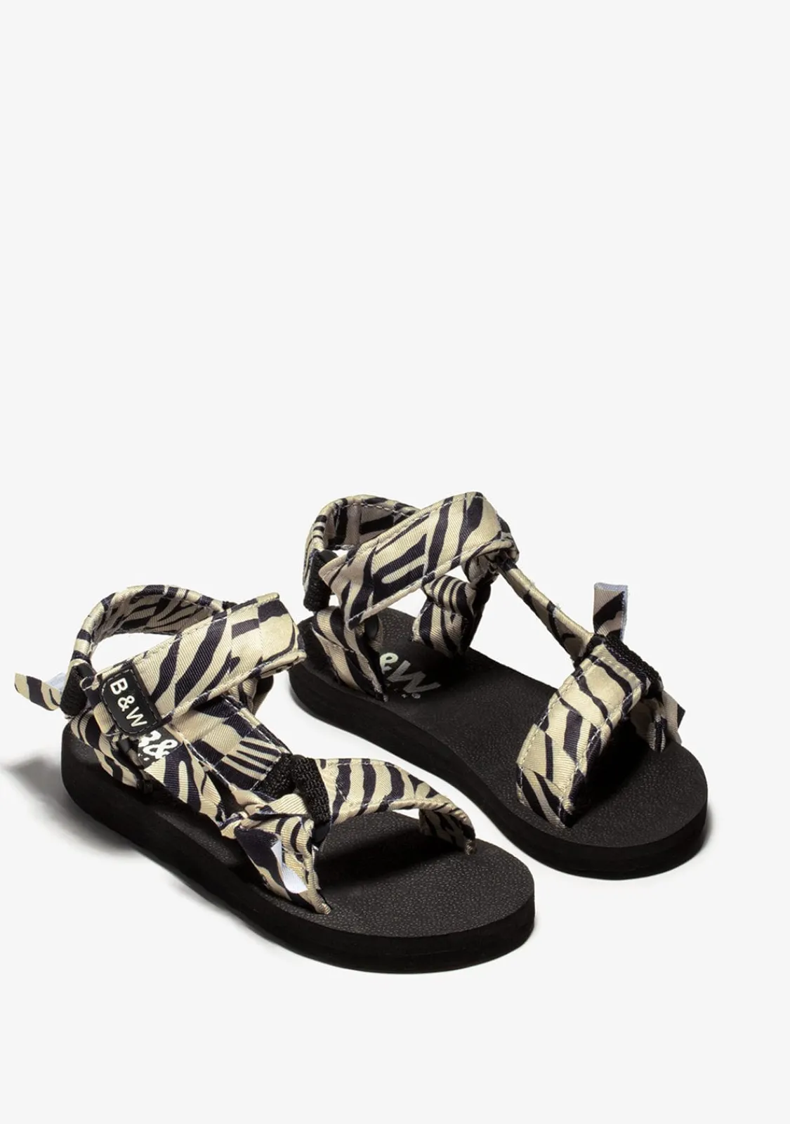 Conguitos Sandalias De Niña Cebra B&W^ Sandalias|Sandalias