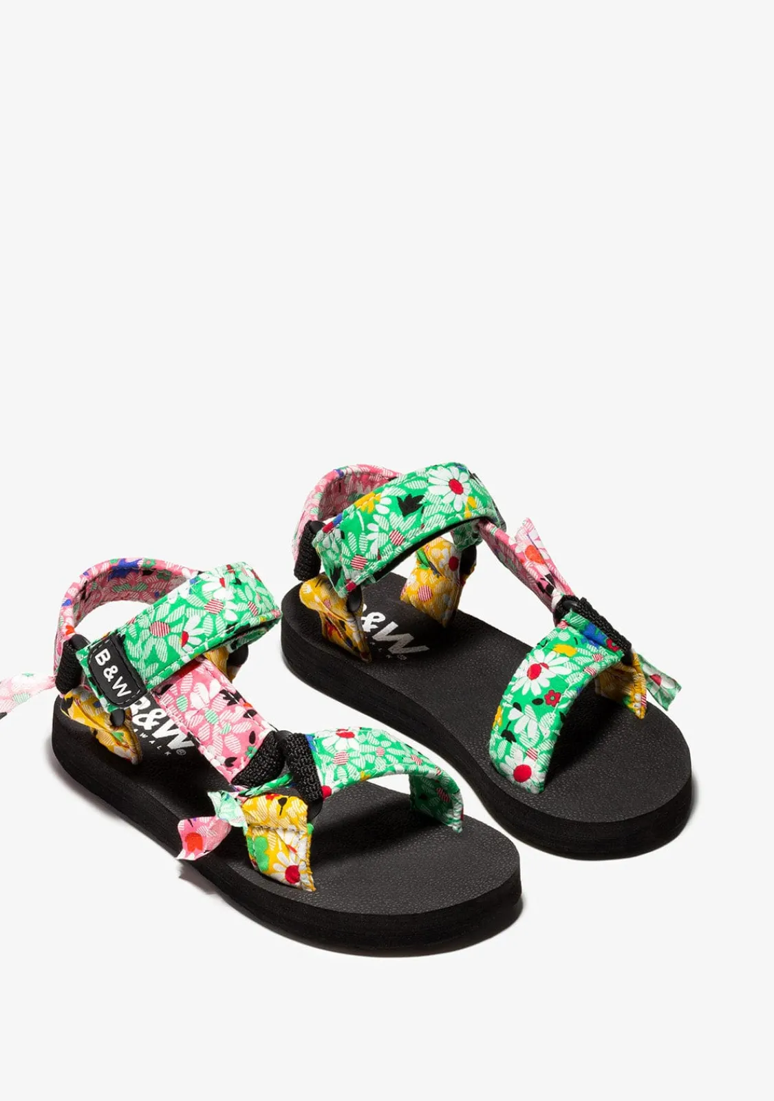 Conguitos Sandalias De Niña Flores Multicolor B&W^ Sandalias|Sandalias