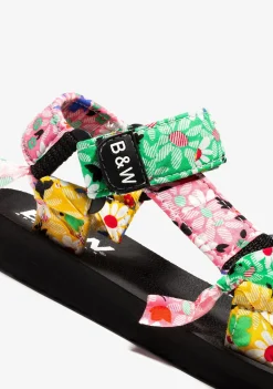Conguitos Sandalias De Niña Flores Multicolor B&W^ Sandalias|Sandalias