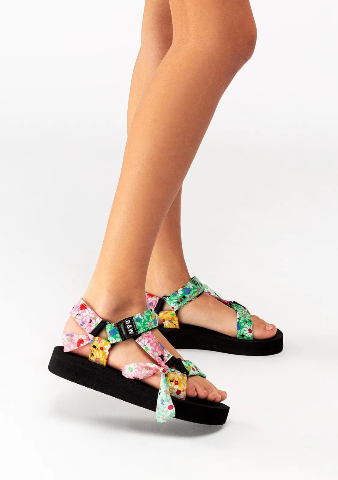 Conguitos Sandalias De Niña Flores Multicolor B&W^ Sandalias|Sandalias