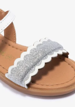 Conguitos Sandalias De Niña Hebilla Napa Blanco^ Sandalias|Zapatos De Ceremonia