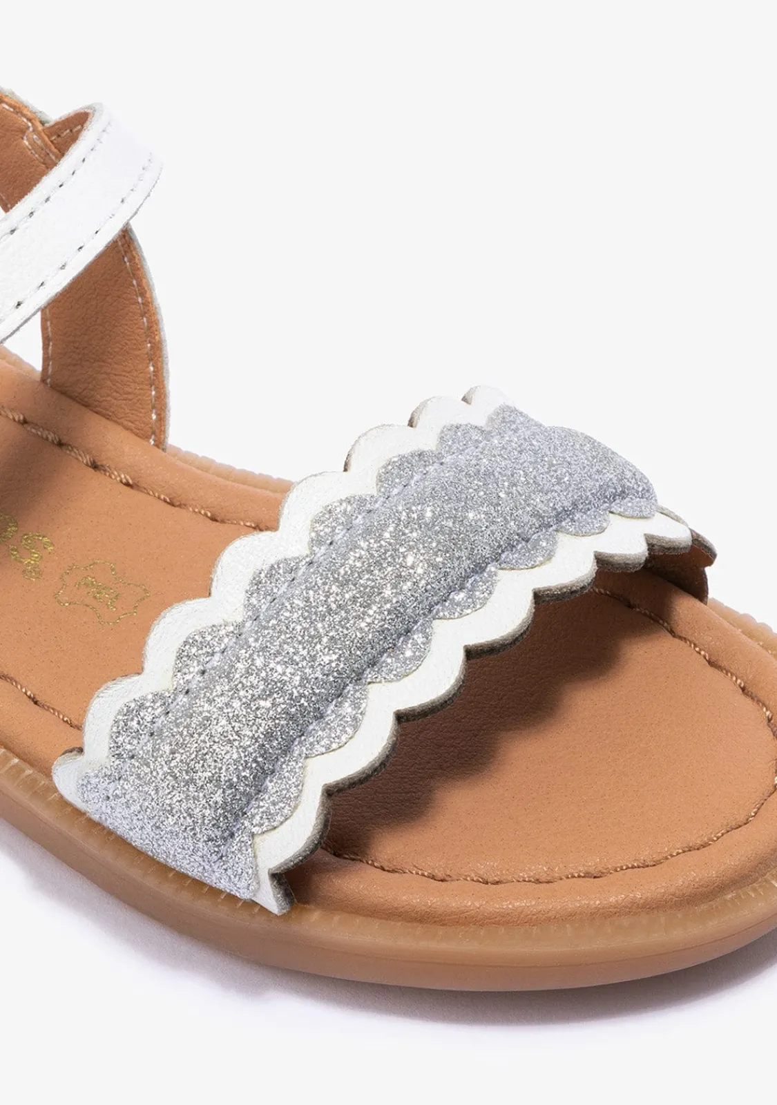 Conguitos Sandalias De Niña Hebilla Napa Blanco^ Sandalias|Zapatos De Ceremonia
