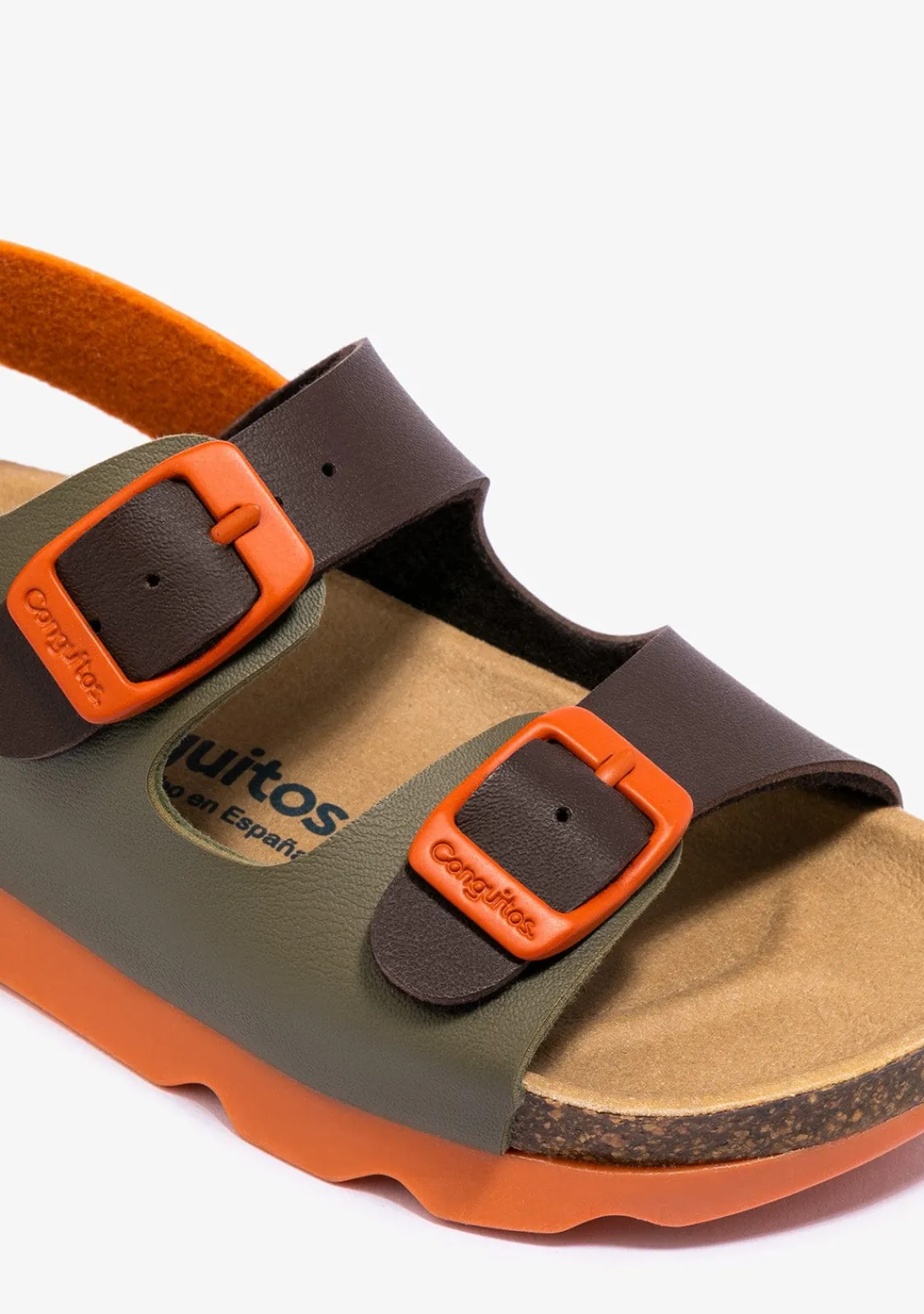 Conguitos Sandalias De Niño Bio Kaki Multicolor^ Sandalias|Sandalias Bio