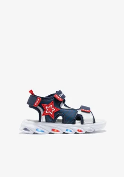 Conguitos Sandalias Deportivas Con Luces Marino^ Sandalias|Sandalias