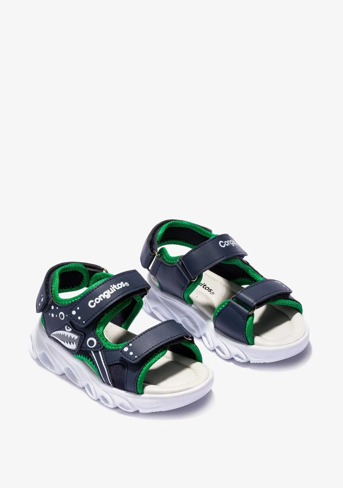 Conguitos Sandalias Deportivas Unisex Con Luz Azul^ Sandalias|Zapatillas Con Luces