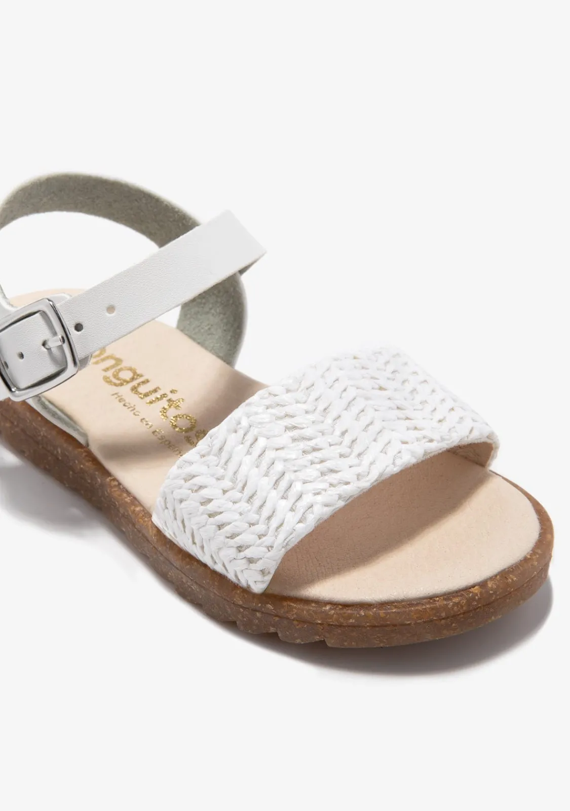 Conguitos Sandalias Hebilla Blanco^ Sandalias|Zapatos De Ceremonia