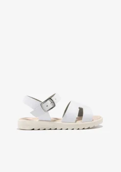 Conguitos Sandalias Hebilla Tiras Blanco^ Sandalias|Zapatos De Ceremonia