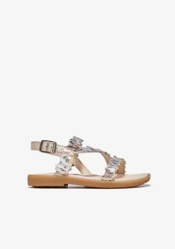 Conguitos Sandalias Mariposa Plata^ Sandalias|Zapatos De Ceremonia