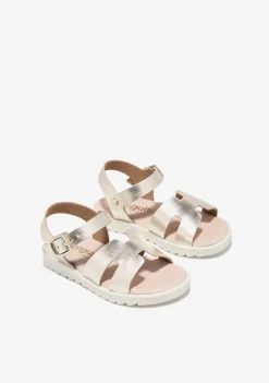 Conguitos Sandalias Metalizado Oro^ Sandalias|Zapatos De Ceremonia