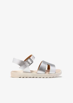 Conguitos Sandalias Metalizado Plata^ Sandalias|Zapatos De Ceremonia