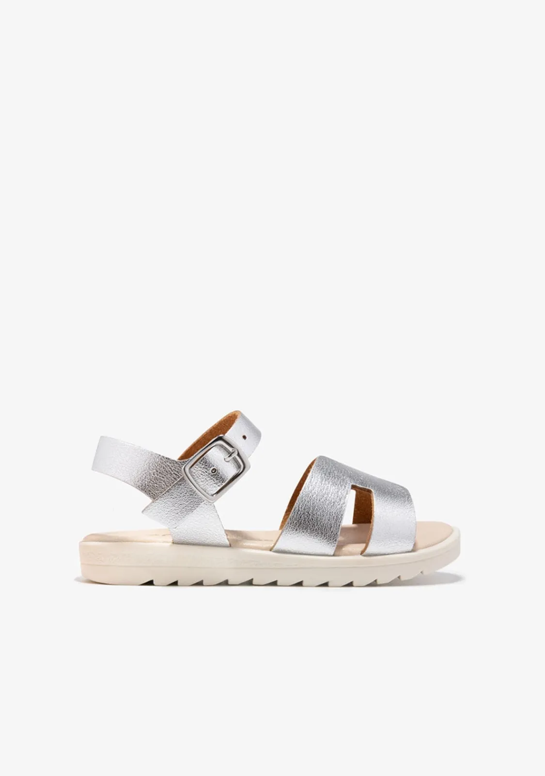 Conguitos Sandalias Metalizado Plata^ Sandalias|Zapatos De Ceremonia
