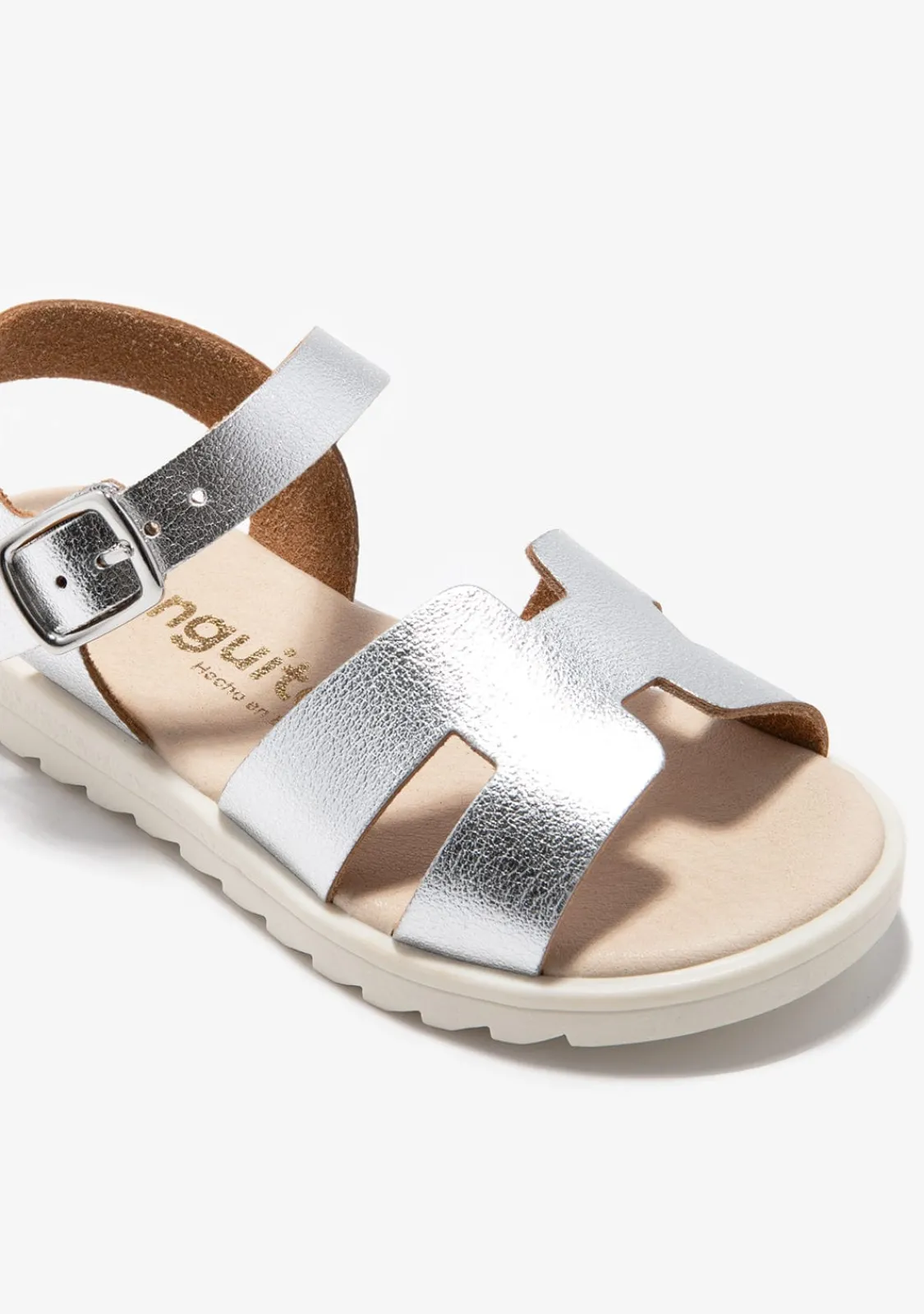 Conguitos Sandalias Metalizado Plata^ Sandalias|Zapatos De Ceremonia