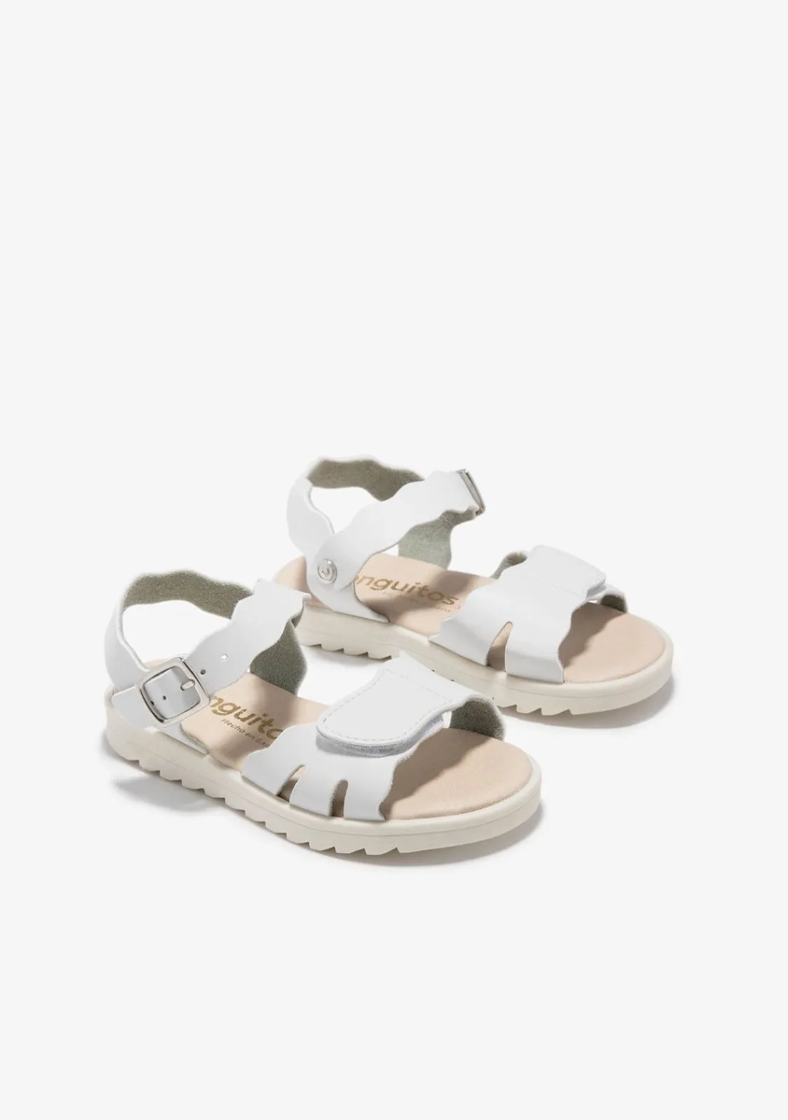 Conguitos Sandalias Ondas Blanco^ Sandalias|Zapatos De Ceremonia